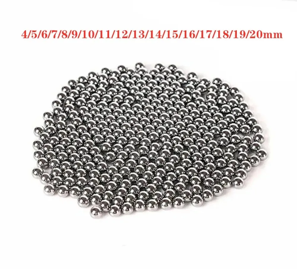 steel Balls 7mm 8mm 9mm 10mm 11mm 12mm 13mm 14mm 15mm 16mm 18mm 20mm Used For Outdoor Hunting Slingshot Stainless Steel Hitting