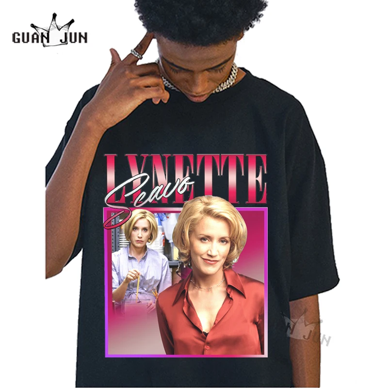 LYNETTE SCAVO T-shirt Men Casual T Shirt Cotton Tee Shirt Desperate Housewives Fans Unisex Tshirts TV Comedy Series Funny Tees