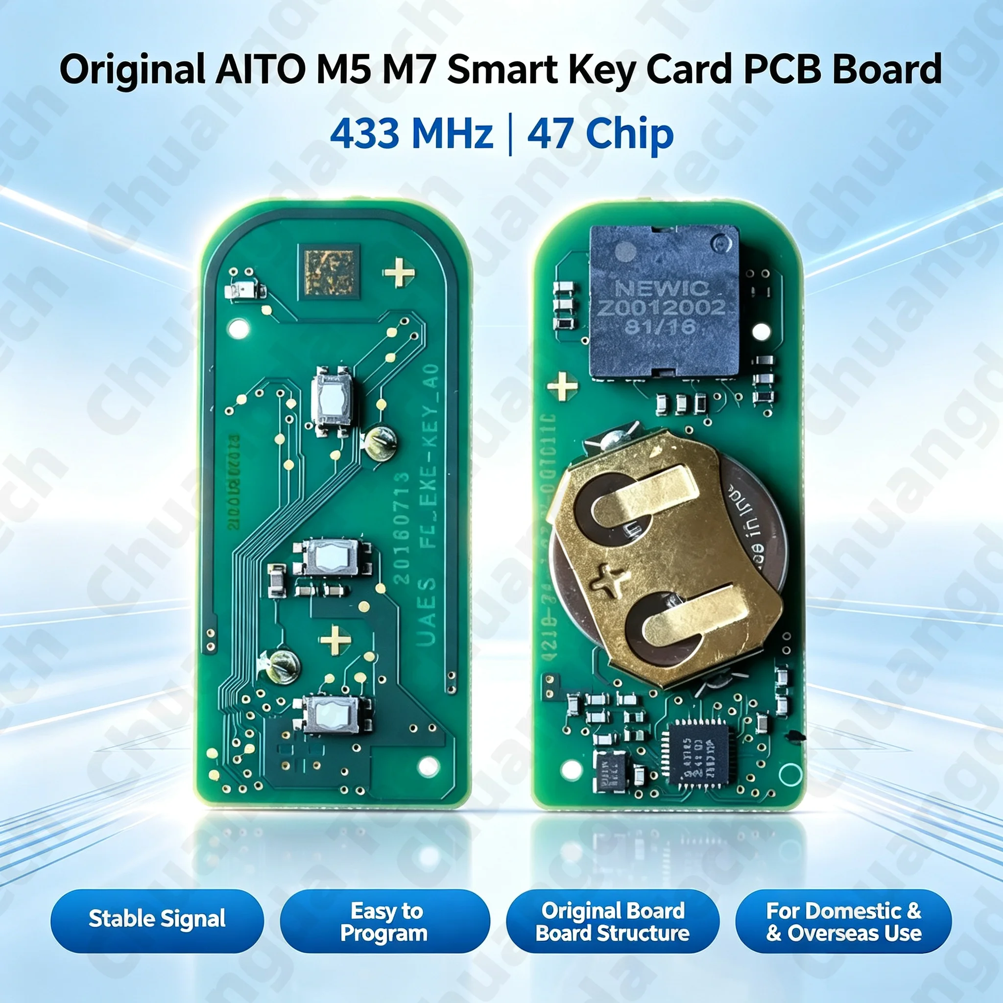Suitable for Aito M5 M7 Smart Key, Seres Ultrand Aito Smart Card Remote Control Key