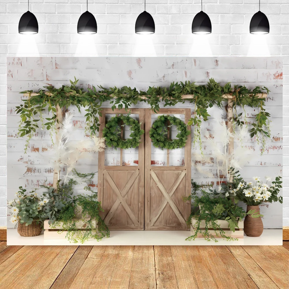 Floral Flowers Bridal Shower Photography Backdrop Spring Scenery Newborn Baby Shower Birthday Wedding Portrait Background