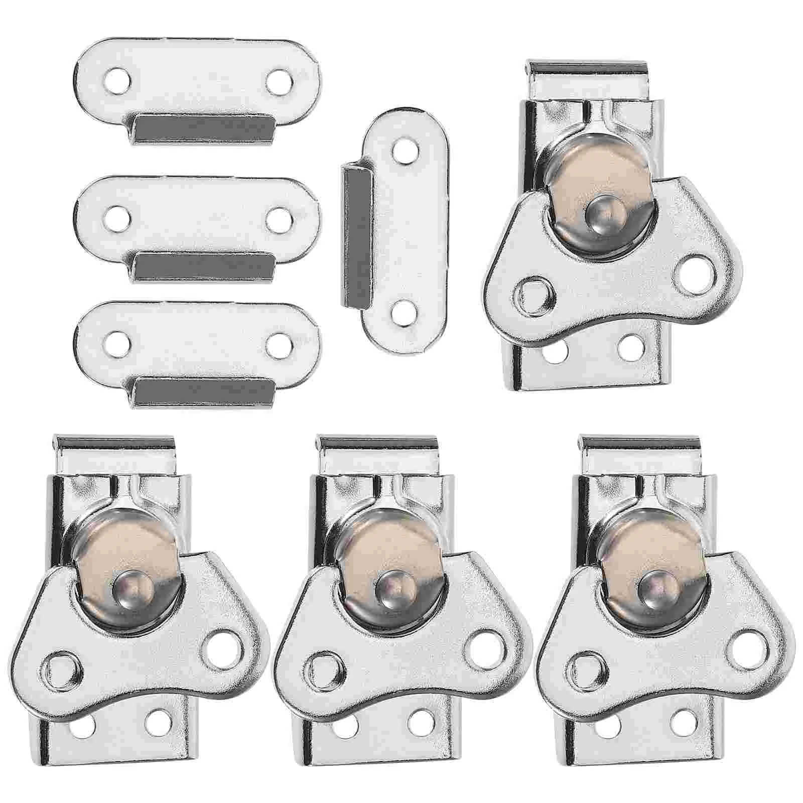 4 Pcs Butterfly Lock Spring Loaded Latches Toggle Clamps Hasp Hardware Stainless Steel