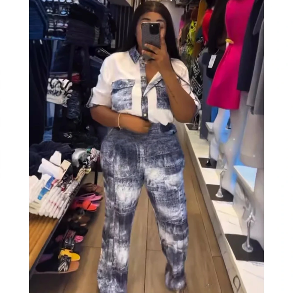 2 Piece Women Set Dashiki African Clothes Summer Autumn New Fashion Sleeve Top And Pants Suit Party Lady Matching Sets Outfits