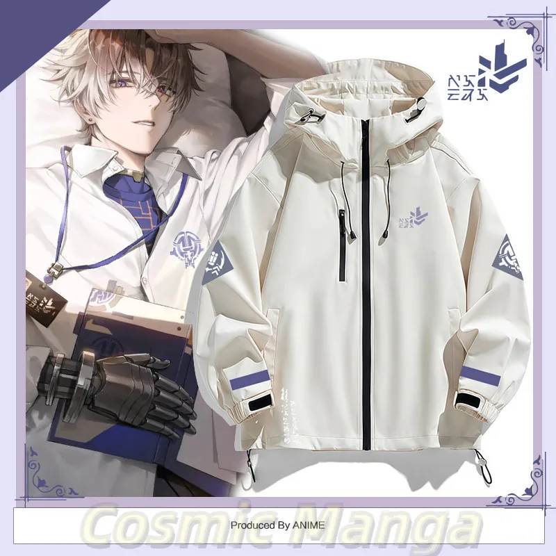 

Wuthering Waves ROCCIA Phoebe Phrolova Anime Long Sleeve Jacket Unisex Coat Zipper Hooded Sweatshirt Top Cosplay Costume