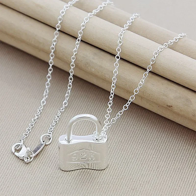 2024 Hot Sale 925 Sterling Silver Pendant Necklace for Women Fashion Wedding Engagement Fashion Party Jewelry Wholesale