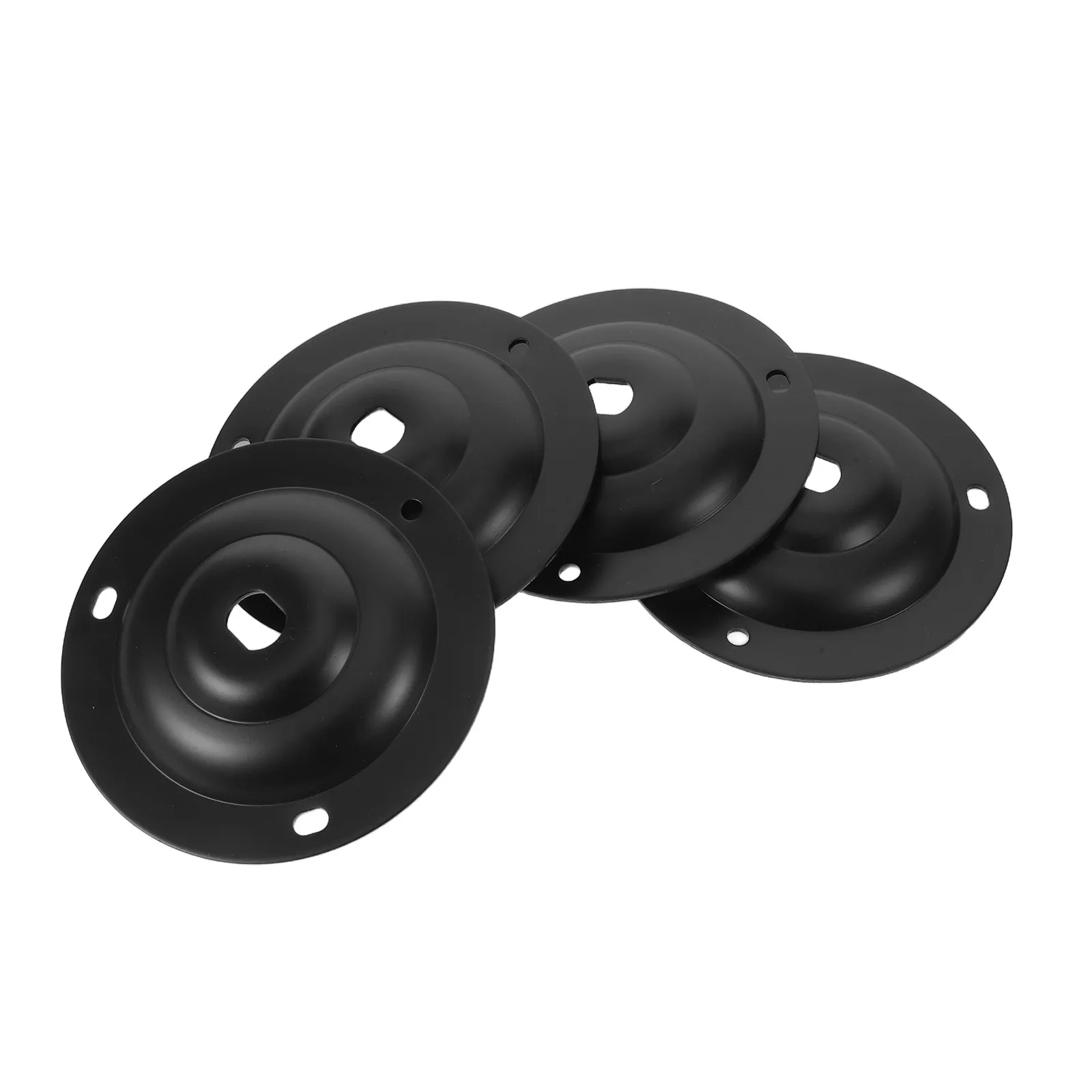 4Pcs Round Cctv Camera Base Plate Mount Disc Mini Security Wall Bracket Stable Support for Indoor Outdoor Surveillance