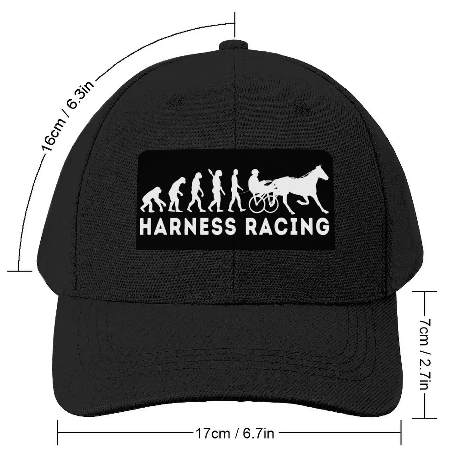 evolution harness racing Baseball Cap cute Trucker Hat Women Beach Fashion Men's