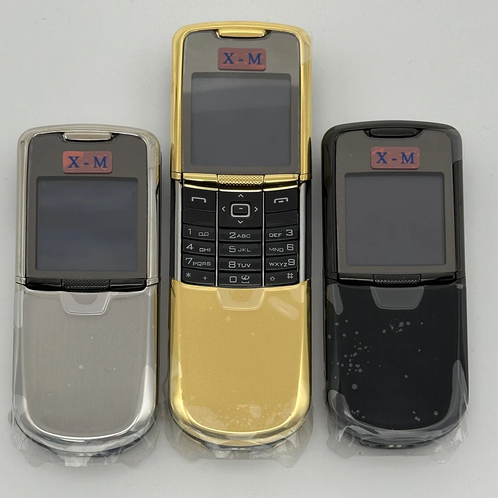 Original 8800 Classic 2G GSM 900/1800/1900 Mobile Cell Phone English Arabic Russian Keyboard Unlocked Cellphone.Made on 2005 Yea