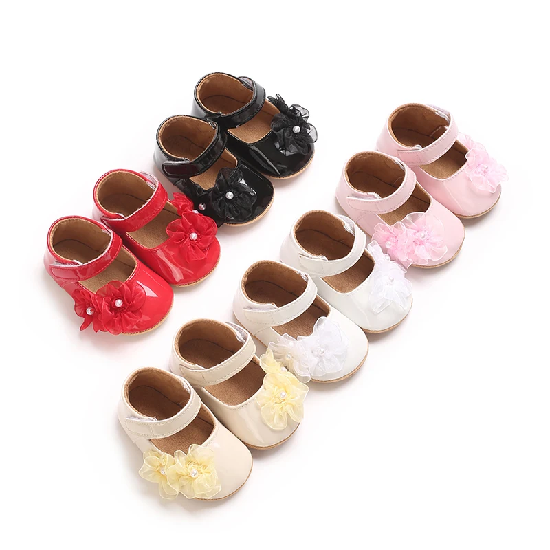 

New one-year-old baby girl princess shoes soft sole 6-December babies breathable and comfortable infant toddler walking shoes