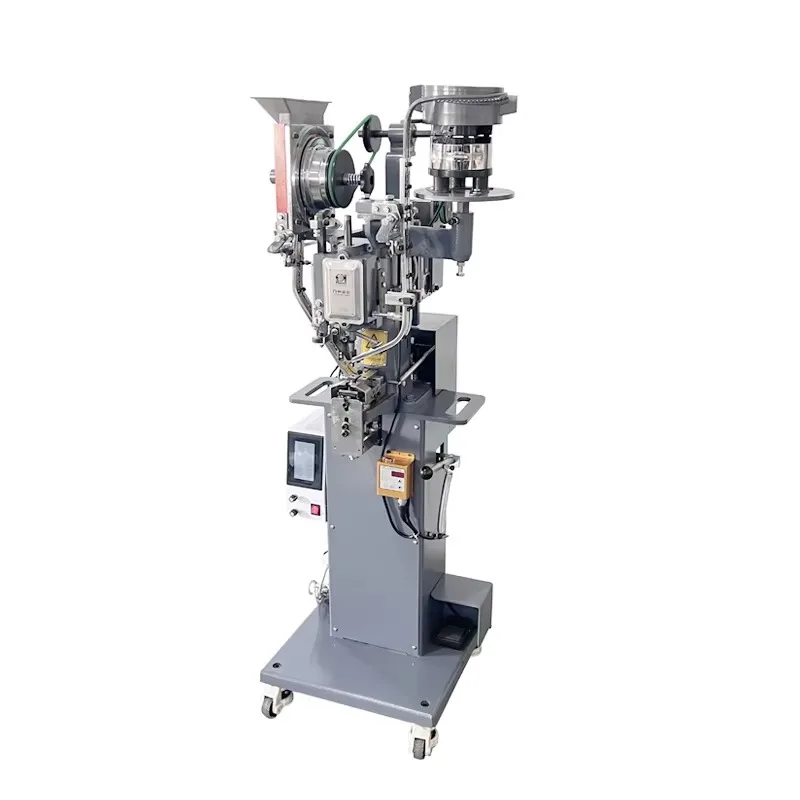 JZ-989NS-1 Fully Automatic Double-sided Rivet Machine Magnetic Snap Button Machine For Bags, Handbags, And Keychain Accessories
