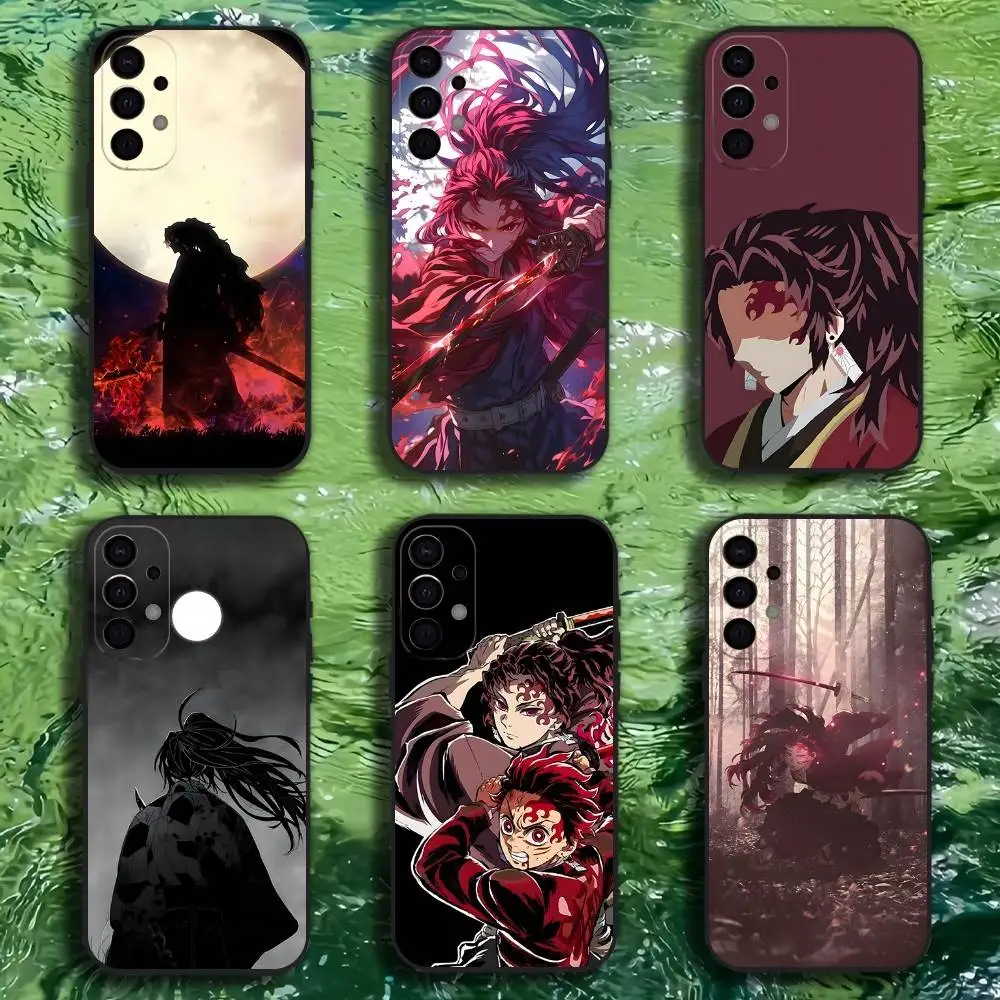 

Anime Yoriichi Tsugikuni Phone Case For Samsung S25,S24,S21,S22,S23,S30,Ultra,S20,Plus,Fe,Lite,Note,10,9,5G Black Cover