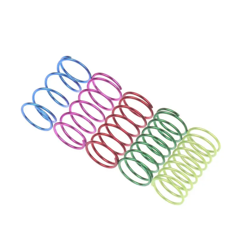 

Universal Fit 10 Piece Colorful Shock Absorber Spring Set for 1/10 Scale RC Cars, Ideal for Racing and Drifting