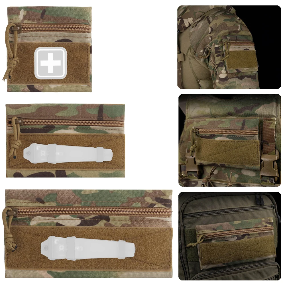 

Tactical GP Candy Pouch S/M/L Hook-loop Magic Fastener Storage Bag for Hunting Chest Vest Plate Carrier Backpack Accessories