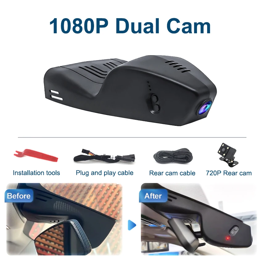 Auto Dvr Voor Bmw 3 Series G20 G21,4 Series G22 G23 G26,M3 G80,M4 G82 2022 2021 2020,Plug And Play 4K Dash Camera