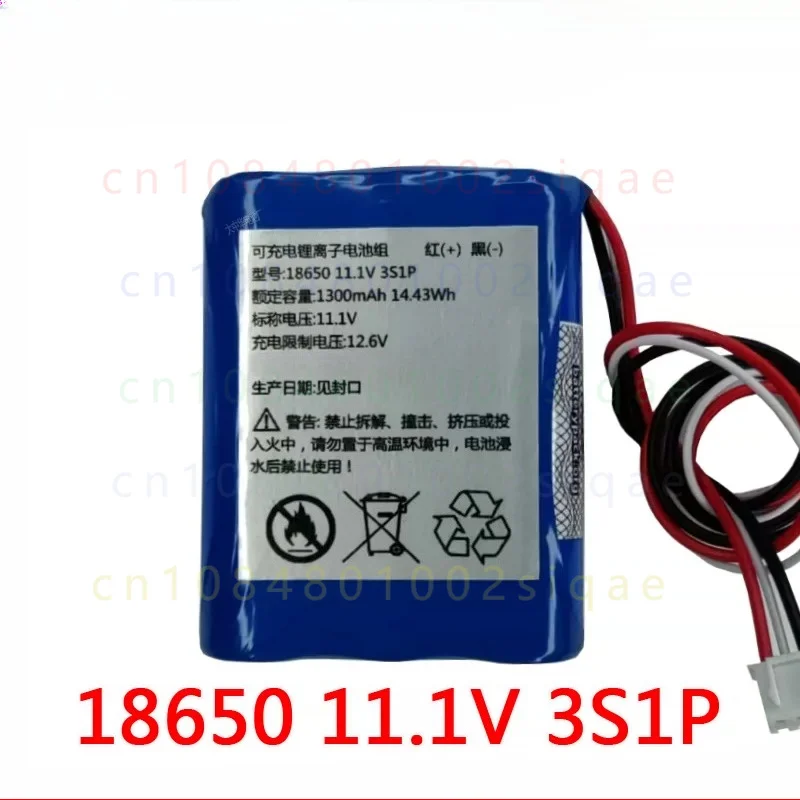 FOR COHN 11.1V 1300mAh 3S1P Rechargeable Lithium Battery Pack Built-in Replacement Battery For Mijia Lifting Foot Bath Massager