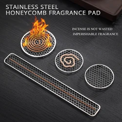 Incense tray incense burner fire mat stainless steel incense holder Metal incense tray incense pad thread incense holder