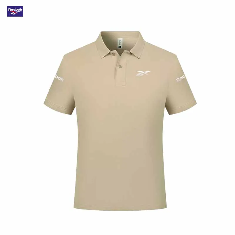 Reebok Men's Summer Short-Sleeved Slim Fit Polo Shirt Features Quick-Drying Properties and Is Suitable for Both Business and Cas view 6