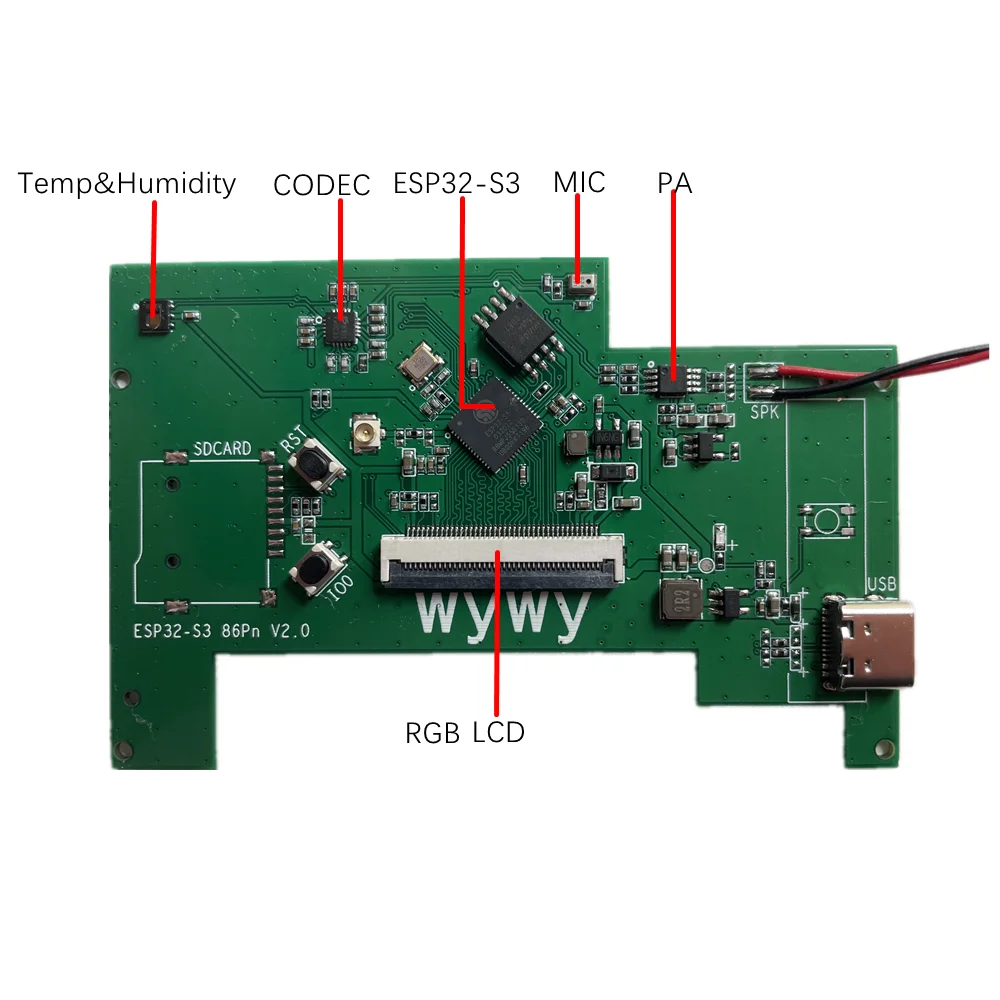 Imagem -03 - Desenvolvimento Placa Esp32 s3 Rgb Rgb565 Lvgl