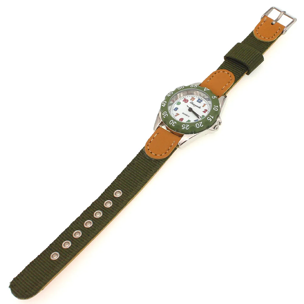 Kids Watches Cute Cartoon Nylon Children Toddler Wrist Watches Time Teacher Gifts for 3-10 Ages Girls Boys Little Child
