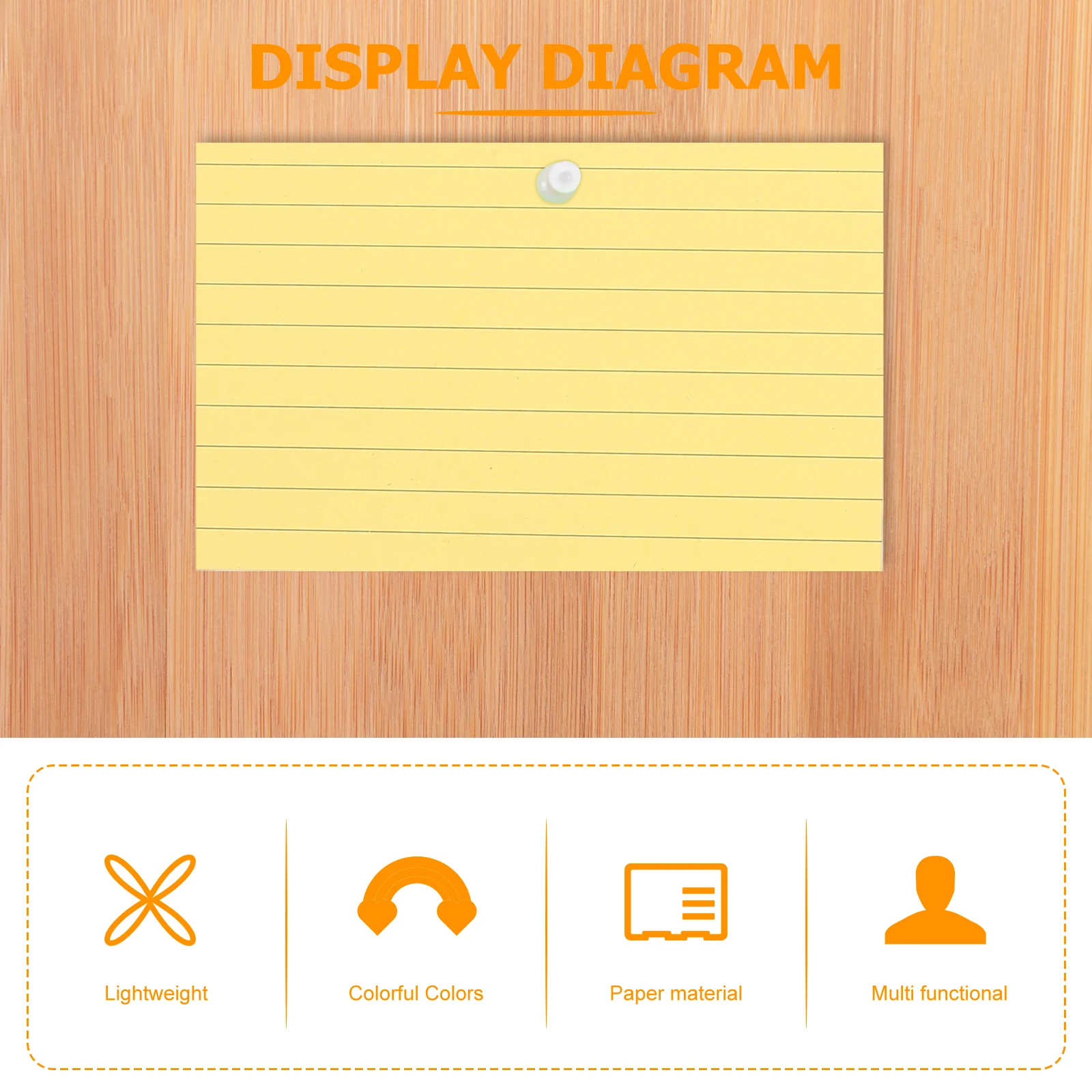 

500Pcs Memo Pads Notepads for Writing Index Cards Small Notebook Study Cards Portable Notepads Office Memo Pad Record Notebooks