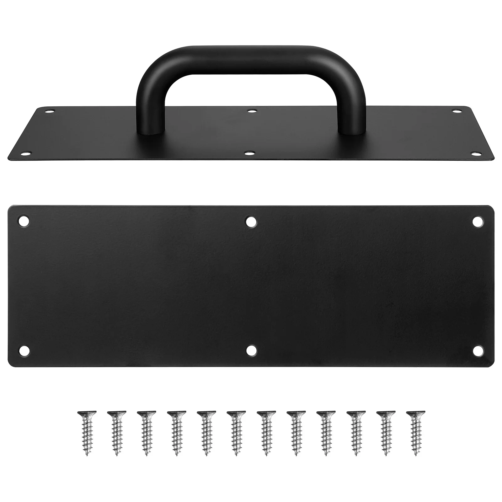 

Push Pull Plate Handle Stainless Steel Sliding Handle For Wooden Composite Fire Barn Shed Attic Closet Commercial Warehouse Door