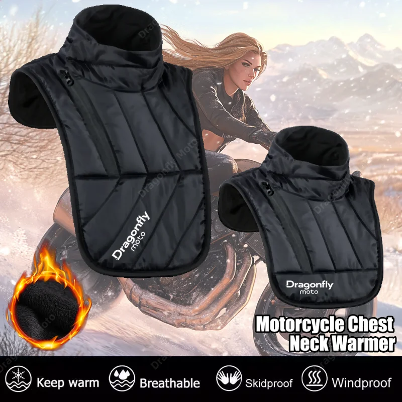 Cache-cou et poitrine pour moto, protection respirante, vêtements de sauna pour Honda, Harley Rebel, Yamaha XSR900, DucSauScramJeff 1100, hiver