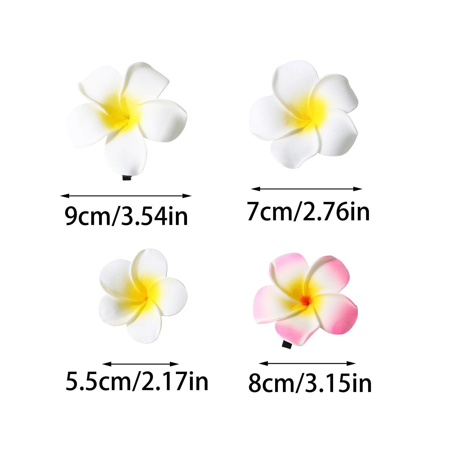 Artificial Flower Simulation Egg Flower Seaside Beach Vacation Flowers Hairpin Headdress Photo Shoot Decoration Accessories