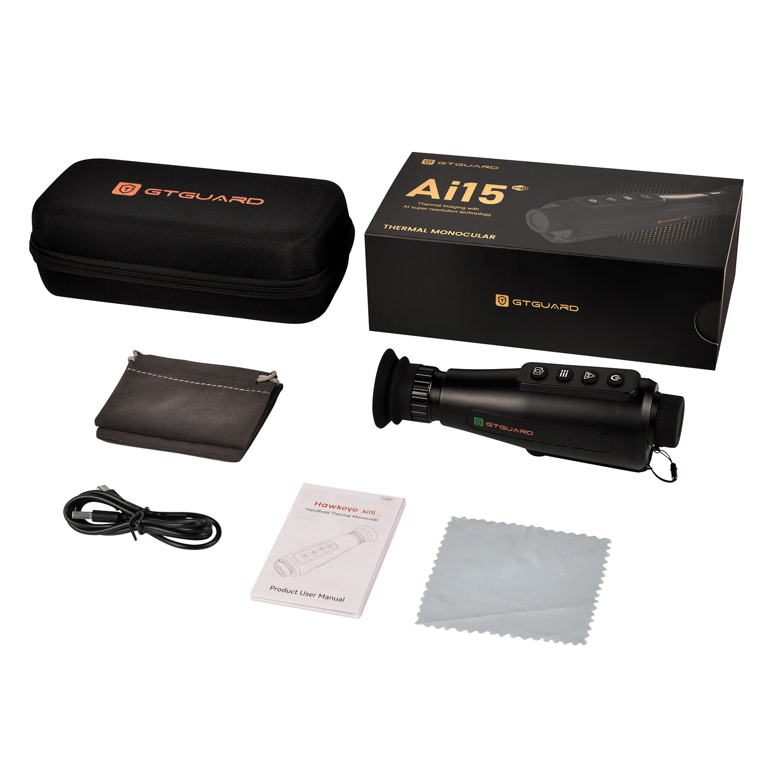 

【2026】2025 AI15 Thermal Monocular Scope with 15mm 384*288 Objective Lens Night Vision Thermal Hunting Telescope & Binoculars