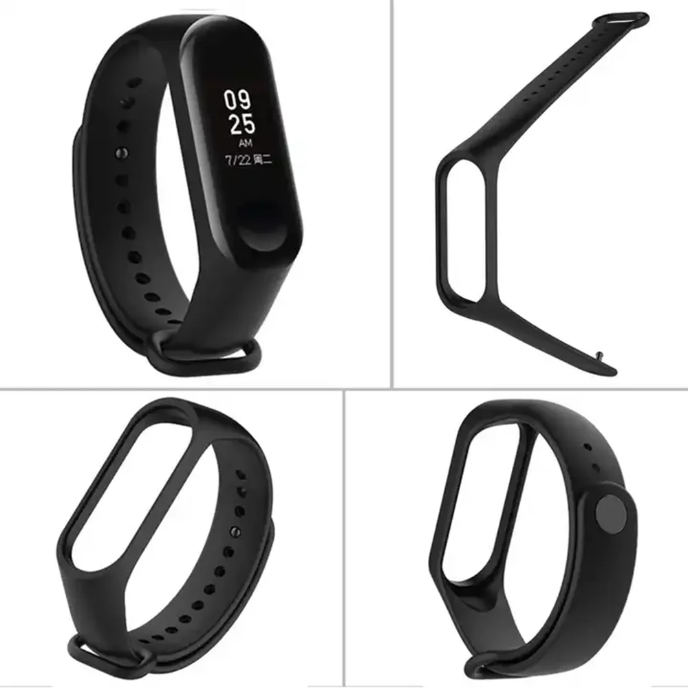 Bracelet Silicone Strap For Xiaomi Mi Band 7 6 5 Nylon WatchBand For Mi Band 4 3 Graffiti Style Bracelet For Mi Band 5 4 Straps