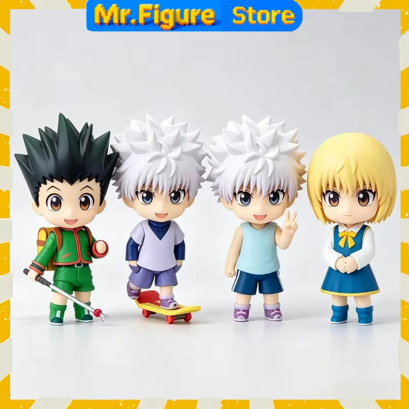 Hunter×Hunter Q Version Nendoroid Anime Action Figure Killua Kurapika Movable Figurine Face Swap Desktop Ornament Collecton Gift