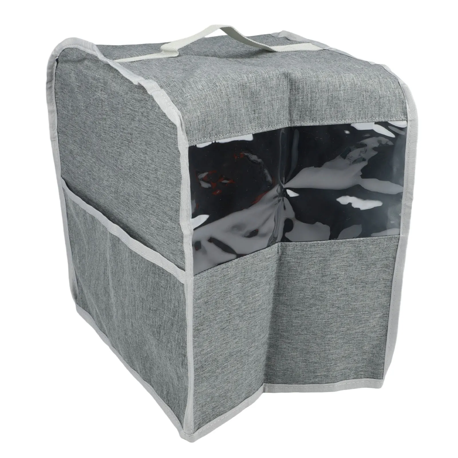 Coffee Maker Storage Coffee Maker Dust Cover Water-Resistant Nylon Material Four Open Side Pockets Front Zipper Pocket