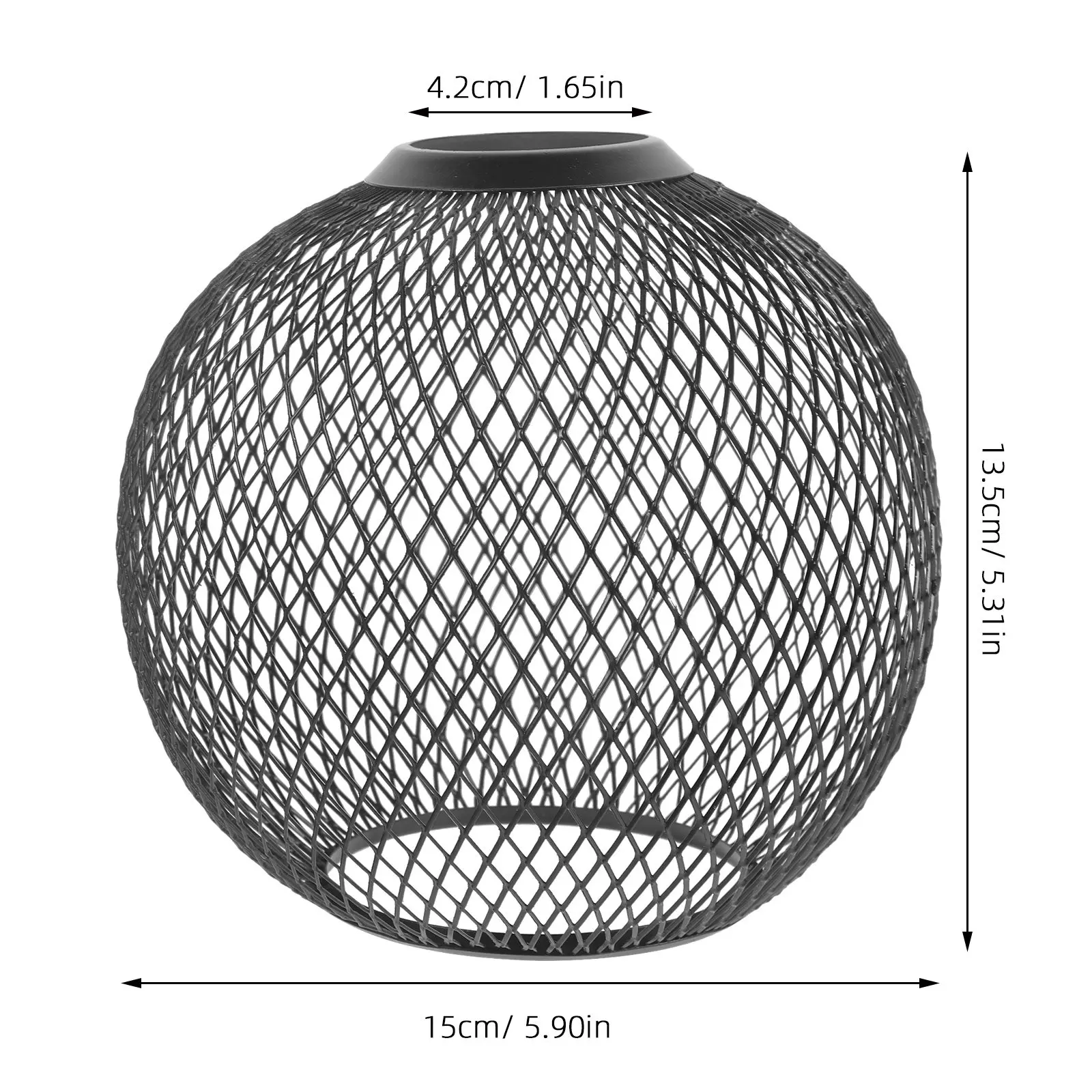 Metal Lamp Shade Iron Hollow Out Ball Lampshade for Hanging Lamps Ceiling Lights Modern Industrial Decorative Lamp Cover
