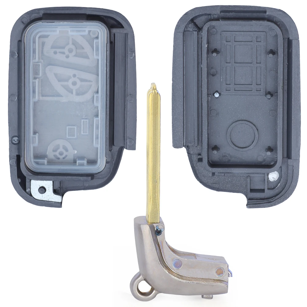 KEYECU 3 Buttons Case for Lexus CT200h LS600H ES350 IS250 IS350 GS300 GS350 GS430 GS450H Auto Smart Remote Key Fob Shell Cover