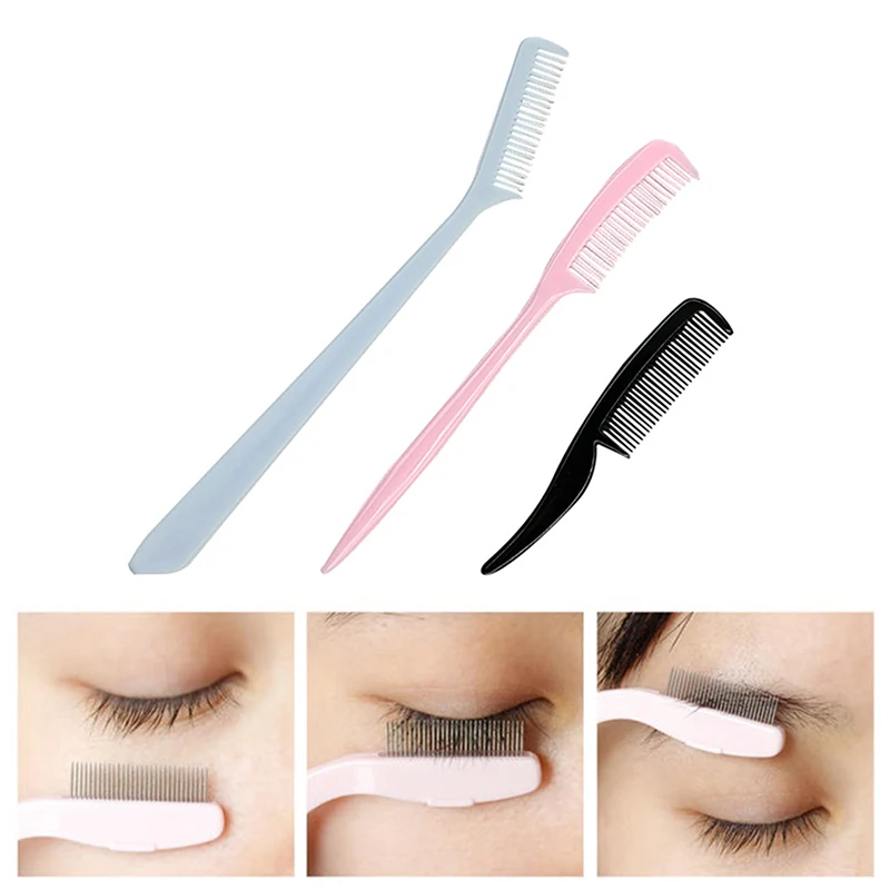 10pcs Eyebrow Comb Brush Eyelash Combs Eyelashes Brushes Mascara Wands Makeup Comb Supplies Of Lash Extension