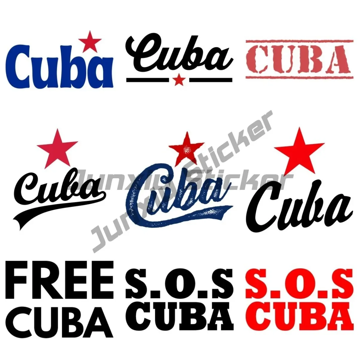 

Cuba Map with Flag Cuban Pride Vinyl Sticker Decal for Phone Laptop Water Bottle Creative Car Sticker Cuba Heart Flag Decor