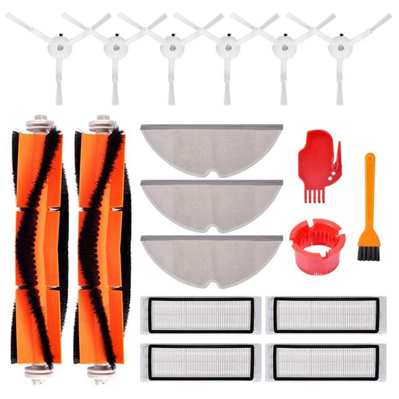 قطع غيار مكنسة كهربائية روبوت ، ملحقات لـ Xiaomi Roborock ، S50 ، S55 ، S6 ، S5Max ، 18