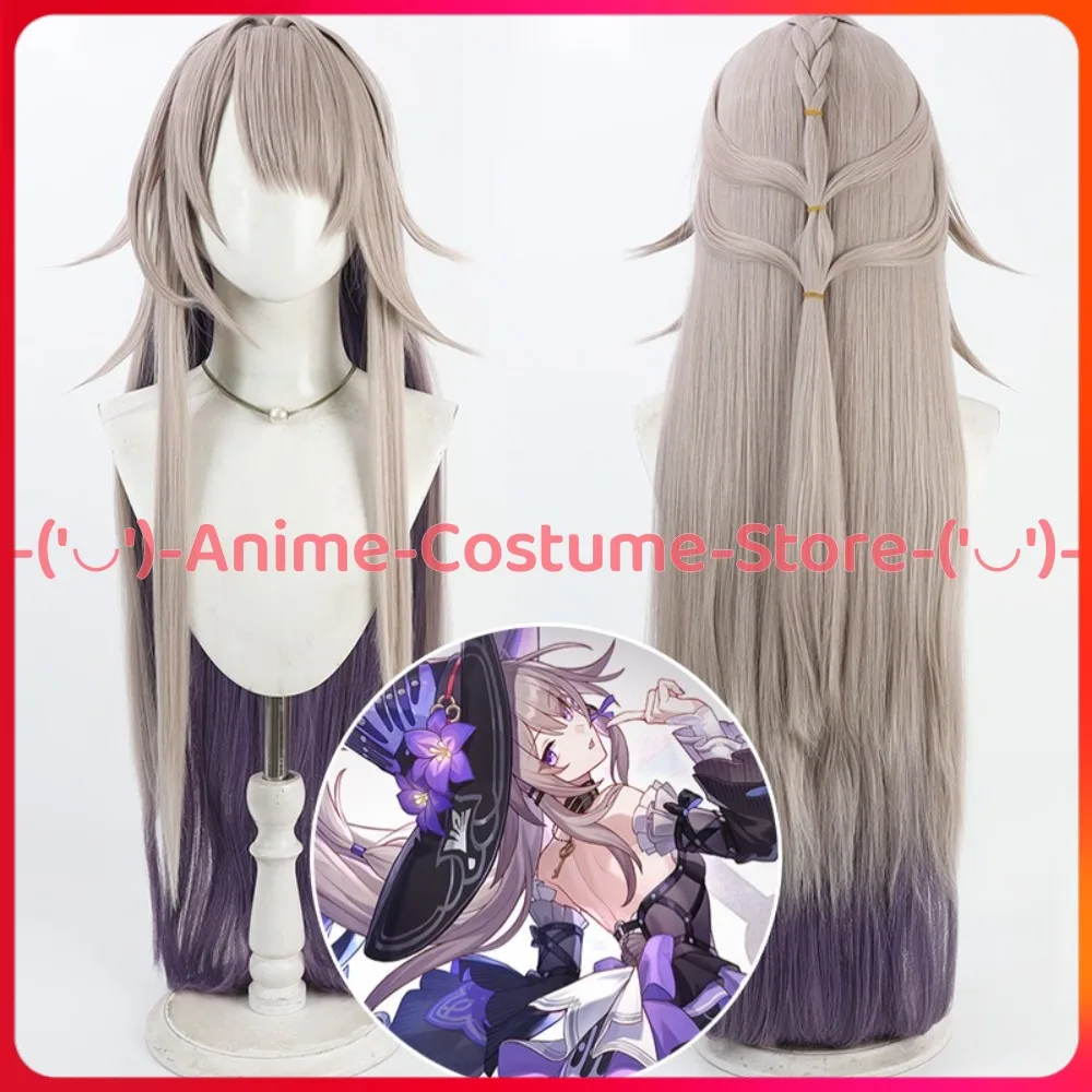

Honkai Star Rail Herta Cosplay Wig Anime Game Character Halloween Carnival Party Costume Wigs Heat Resistant Synthetic Hair