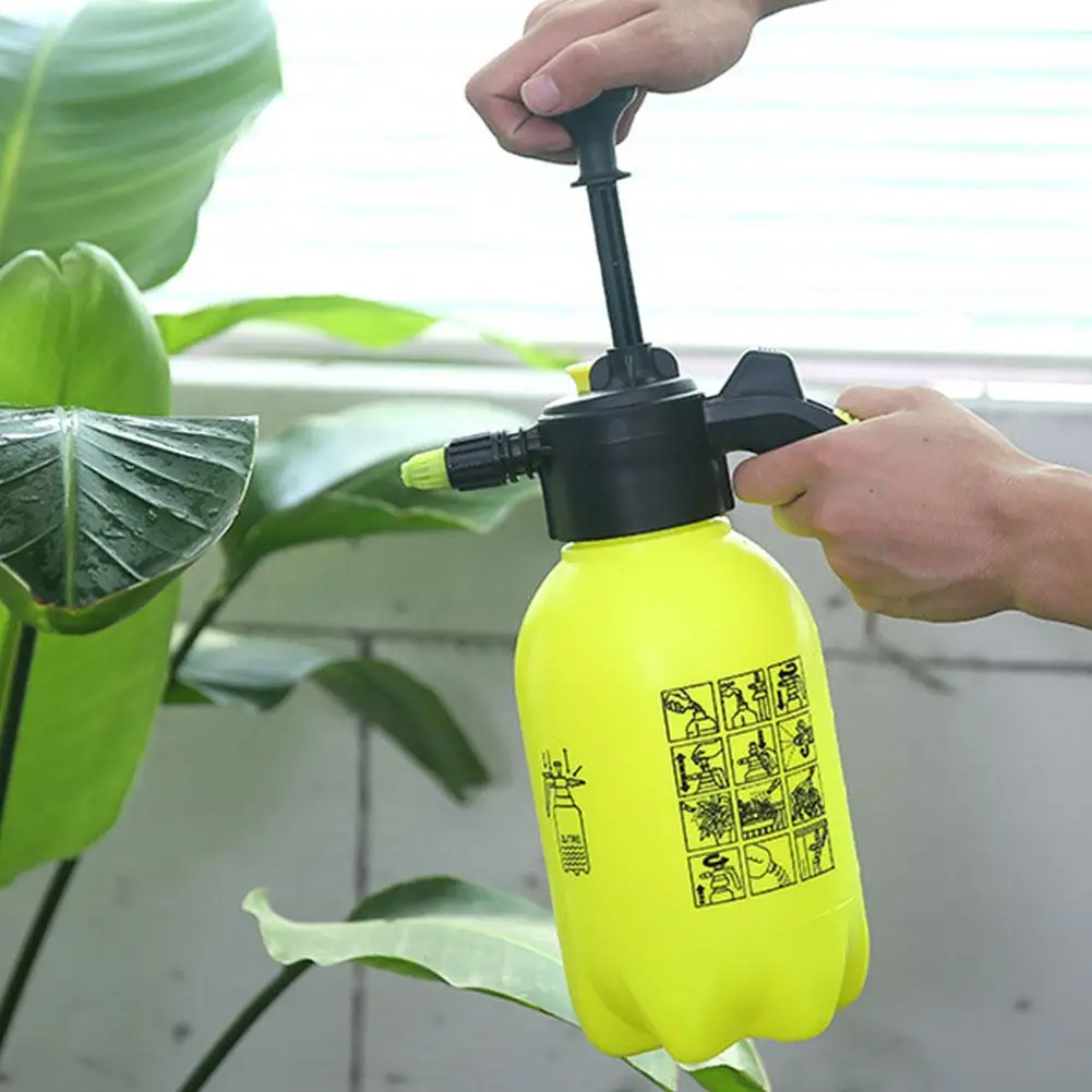 2l Hand Pressure Sprayer Brass Nozzle Handheld Garden Pump Sprayer For Gardening Water Spray Bottle Car Cleaning Watering C X3w0