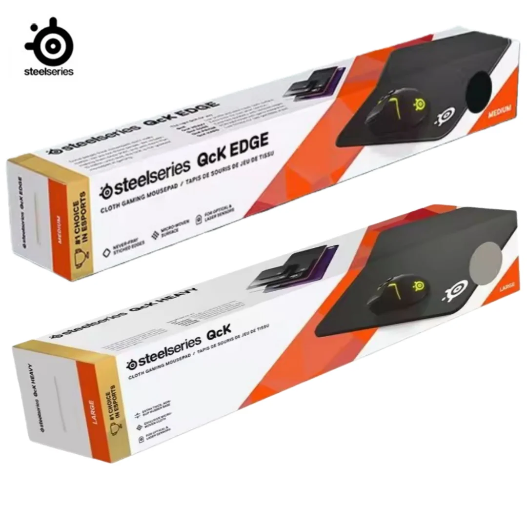 SteelSeries QcK Edge Large /QcK Large Cloth Gaming Mouse Pad Extra Thick Non-Slip Rubber Pad Exclusive Microfiber Surface Size L