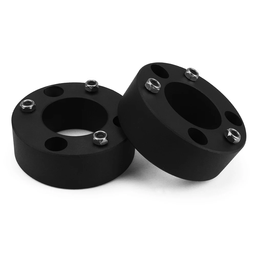 1.5\'\' Inch 2\'\' In Black Front Leveling Lift Kit For 2004-2019 Ford F150 2WD And 4WD Strut Spacers Suspension Lifts Kits