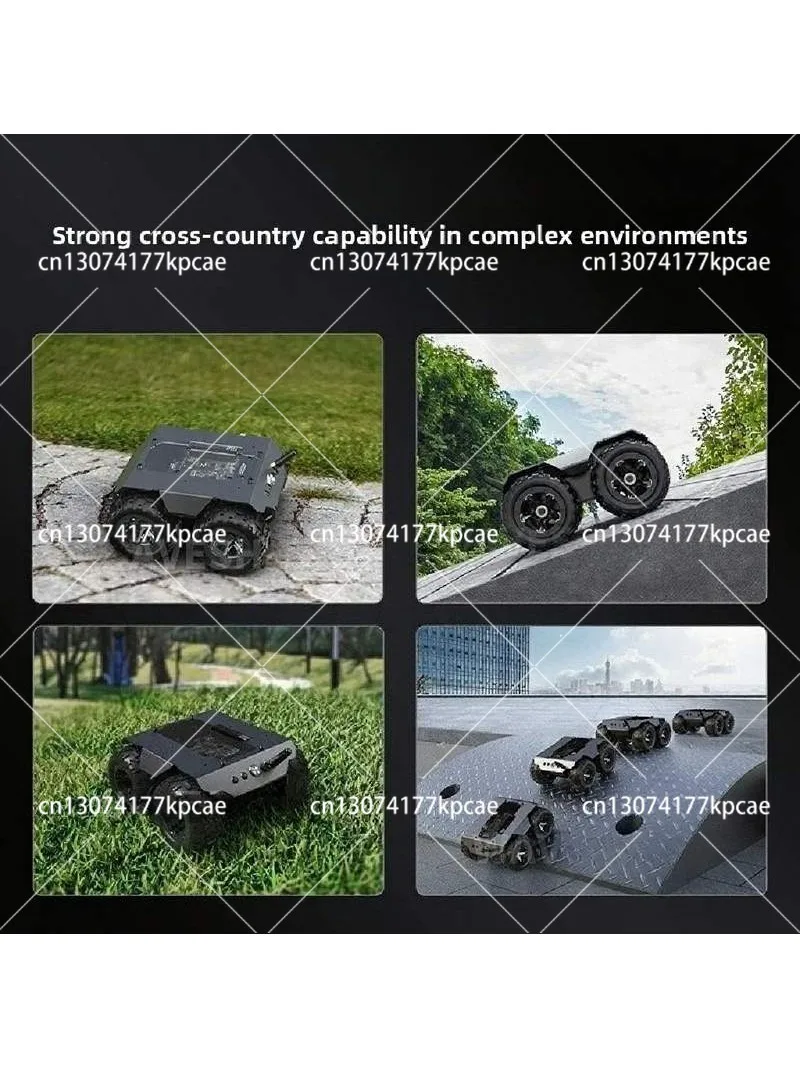 ROVER 4WD Metal Robot Chassis–Expandable Mobile Platform with Onboard ESP32 Slave Controller