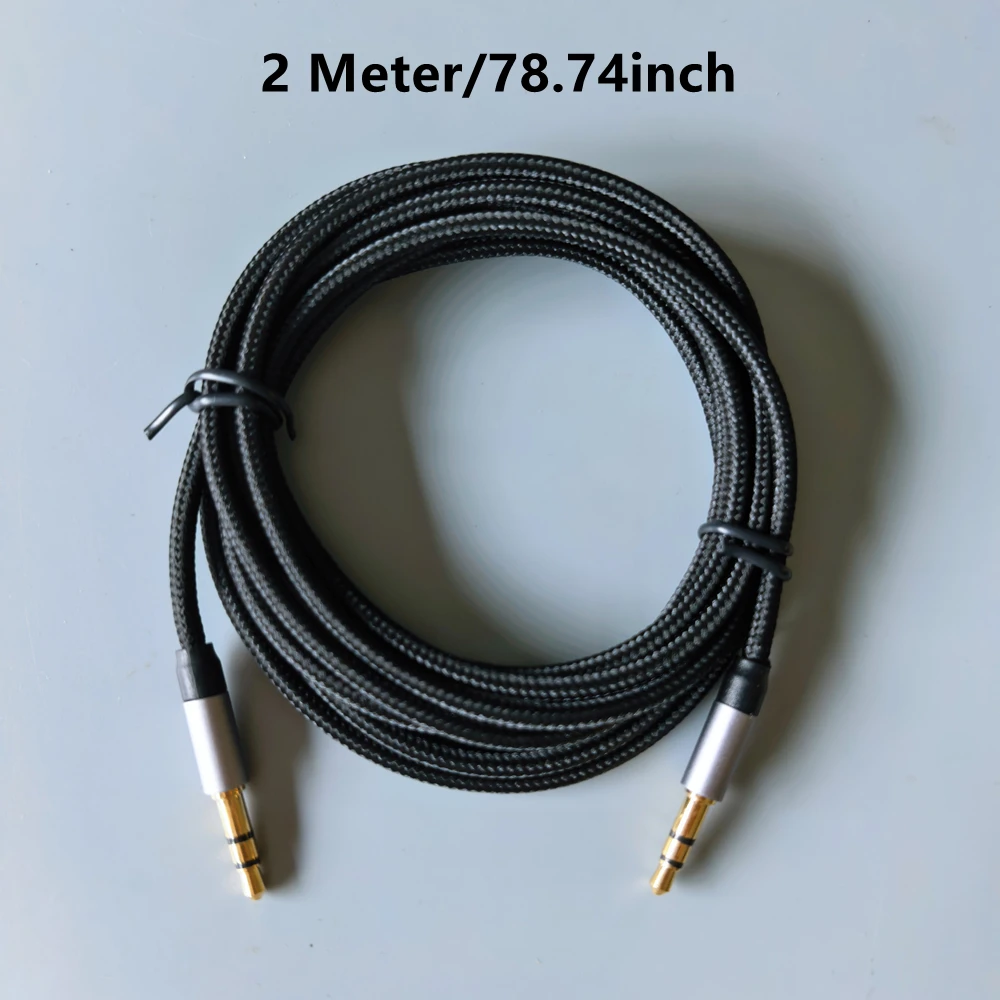 Nylon Weaving 3.5mm to 3.5 mm TRS Jack 1/2/3 Meters Aux Extension Cable For Car Headphones Phone HIFI Stereo Sound Audio