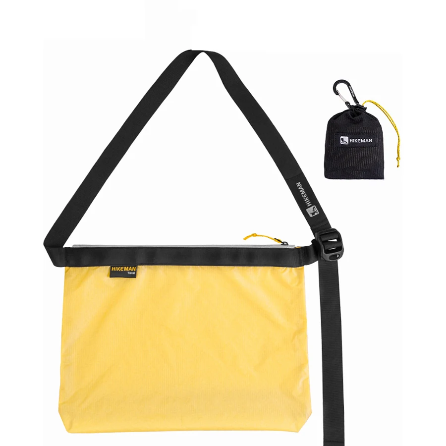 

Hikeman Waterproof Lightweight Silicone-Coated Pack Organizer Bag For Camping Hiking Travel Shoulder Storage Outdoor Tools 47g