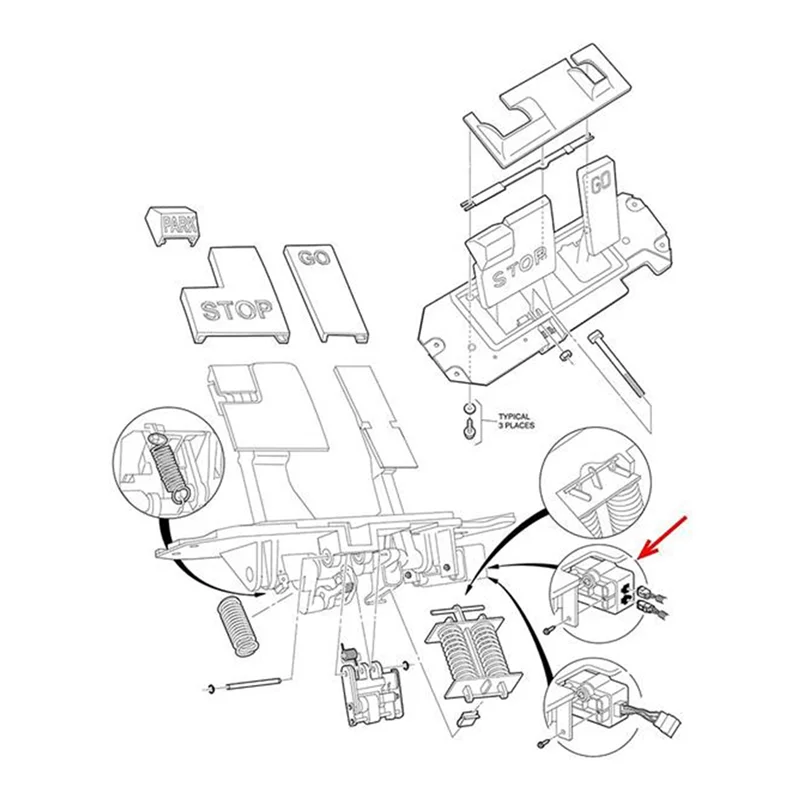 Durable-Golf Cart MCOR Potentiometer Accelerator For Club Car Precedent 2004-2011 Motor Controller Input 103327901 Replacement