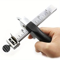 Professional Sharp Leather Strap String Belt Cutter Adjustable DIY Hand Cutting Crafting Tool with 2 Blades Leather Tools