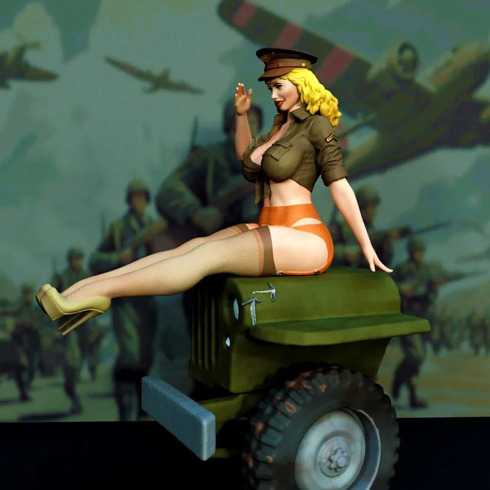 The height of man 38mm 50mm 75mm Resin model kits figure beauty colorless and self-assembled （3D Printing ） TD-7264/3D