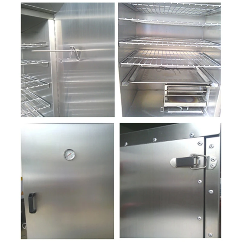 Máquina elétrica para fumar carne, alta eficiência, 5 camadas, carne, peixe-gato, máquina para fumar, forno de secagem, máquina para fumar frango