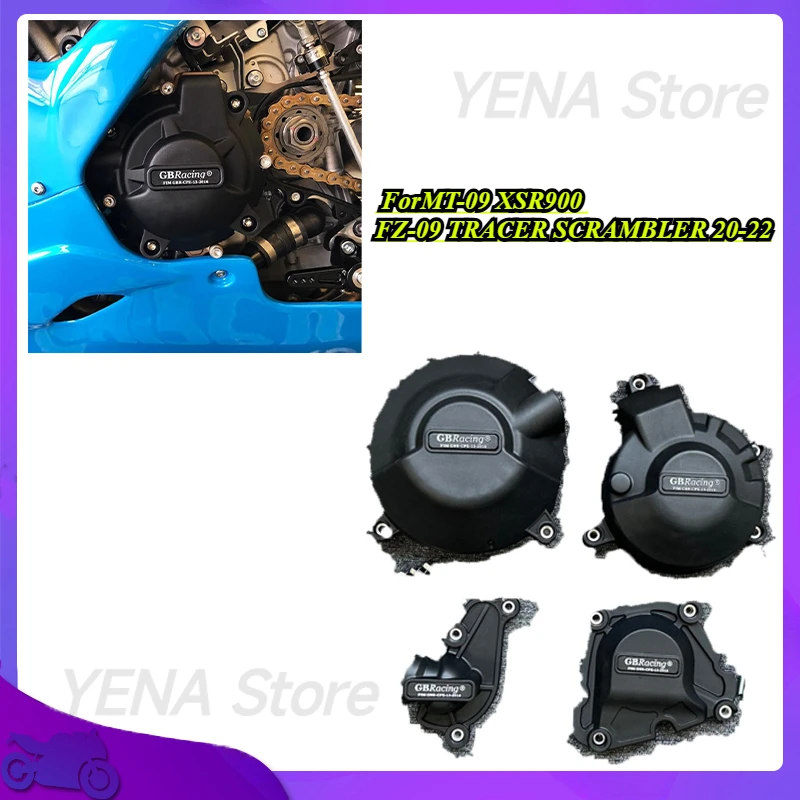 

2025 Motorcycle accessories Engine Case Guard Protector Cover case For MT-09 XSR900 FZ-09 TRACER SCRAMBLER 20-22