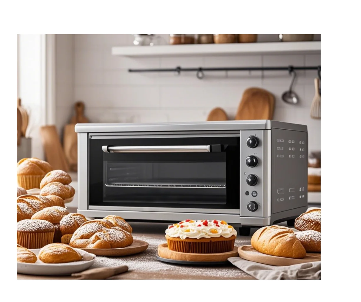 التجارية 350 ℃   فرن بيتزا فرن بيتزا سليبستون الجديد فرن متعدد الوظائف لبيتزا كرواسون