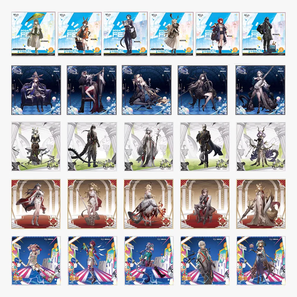 

Sunsyea Arknights Official Merch Original Authentic Collection Colored Board Amiya Executor Nearl Viviana Schwarz Surtr