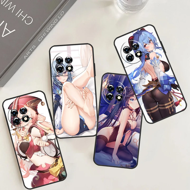 Sexy Girl Genshin Impact Case For OnePlus 12 11 10 9 Pro 9R 10R 12R 10T OnePlus Nord 3 2T CE 2 Lite N20 N10 Cover